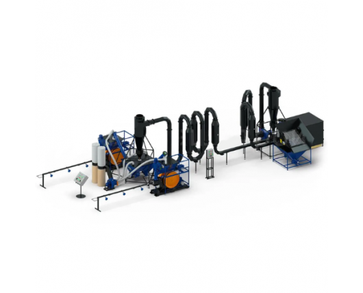 Prasa udarowa do brykietu „EcoPress-DUO” + Suszarnia SA-800