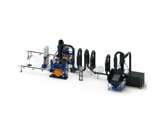 Prasa udarowa do brykietu „EcoPress-DUO” + Suszarnia SA-800