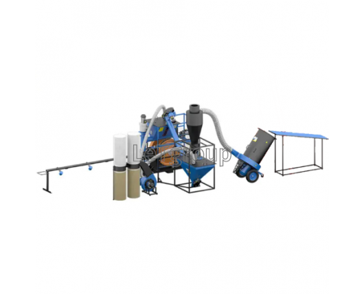 Prasa udarowa do brykietu „EcoPress” + Rozdrabniacz DR-1000