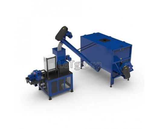 Ekstruder do produkcji karmy MK-80 + Mieszalnik WR-2000