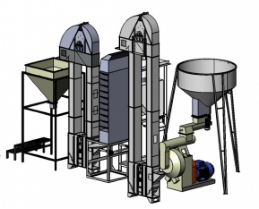 Linia do produkcji peletu / paszy OGM-1.5 106 kW
