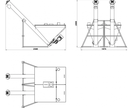 Podajnik ślimakowy MTZ-200 DUO