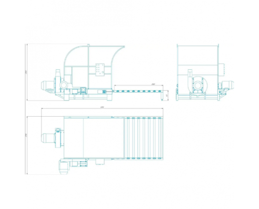 Straw/hay bale shredder "TOKMAK" 