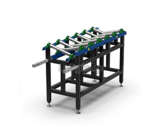 Roller conveyor for logs-Rolgang