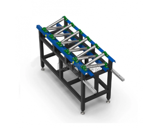 Roller conveyor for logs-Rolgang
