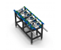 Roller conveyor for logs-Rolgang