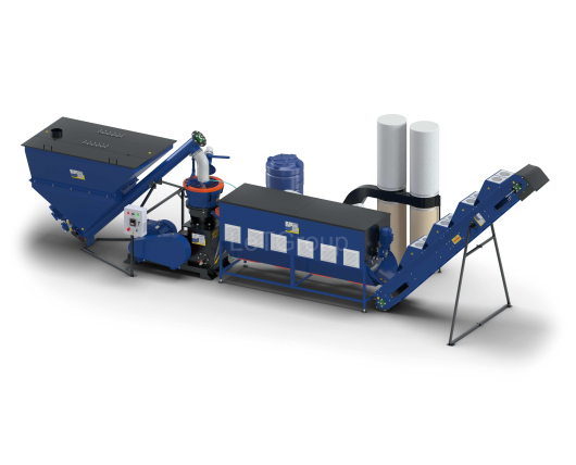 Linia do produkcji pelletu MLG-1500 PRO / 49 kW