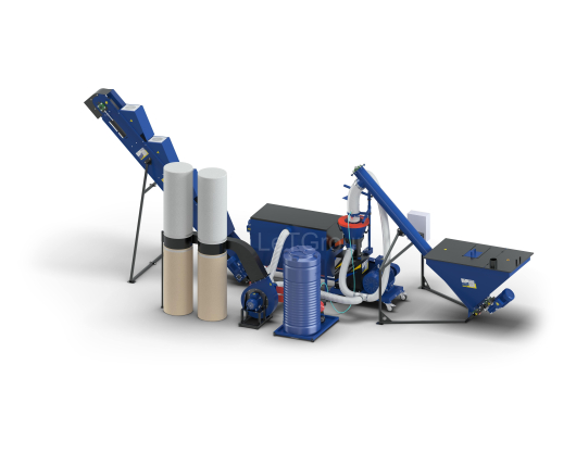 Linia do produkcji pelletu MLG-500 PRO / 19 kW