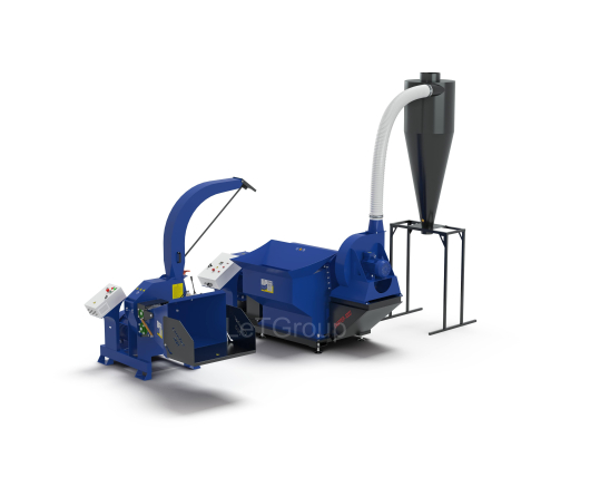 Młyn bijakowy CHOPPER-1000 z rozdrabniaczem CRUSHER-700