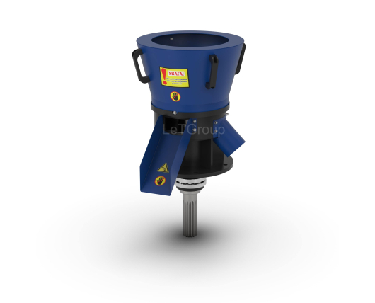 Head of the GRAND-300 Pellet Machine / Working Part of the GRAND-300 Pellet Machine
