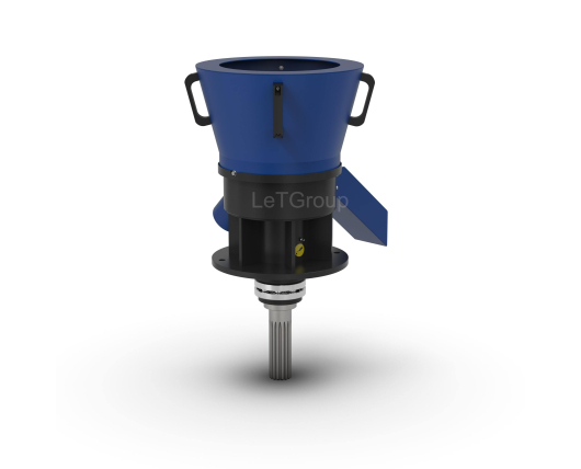 Head of the GRAND-300 Pellet Machine / Working Part of the GRAND-300 Pellet Machine