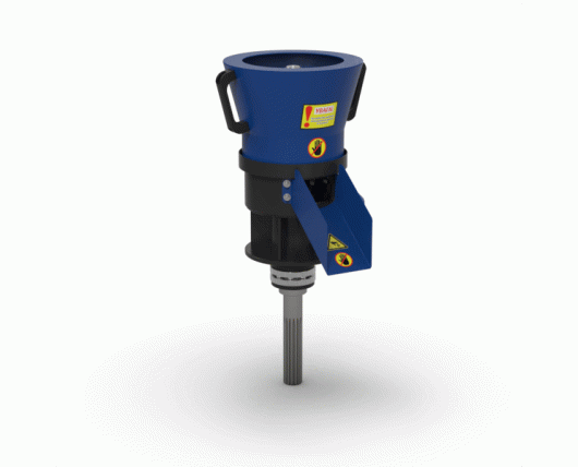 Head of the GRAND-200 Pellet Machine / Working Part of the GRAND-200 Pellet Machine