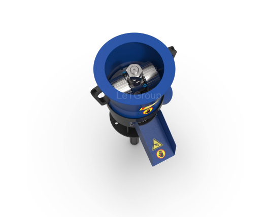 Head of the GRAND-200 Pellet Machine / Working Part of the GRAND-200 Pellet Machine